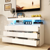 FUFU&GAGA Modern/Contemporary White Tv Cabinet Integrated Tv Mount (Accommodates TVs up to 48-in)