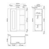 Design House Brookings 24-in W x 36-in H x 12-in D Espresso Maple Blind Corner Wall Ready To Assemble Plywood Cabinet (Recessed Panel Shaker Style)