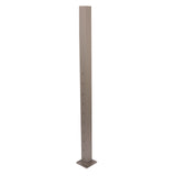 Deckorators Contemporary Cable 2.5-in x 2.5-in x 4-ft Textured Bronze Aluminum Deck Middle Stair Post