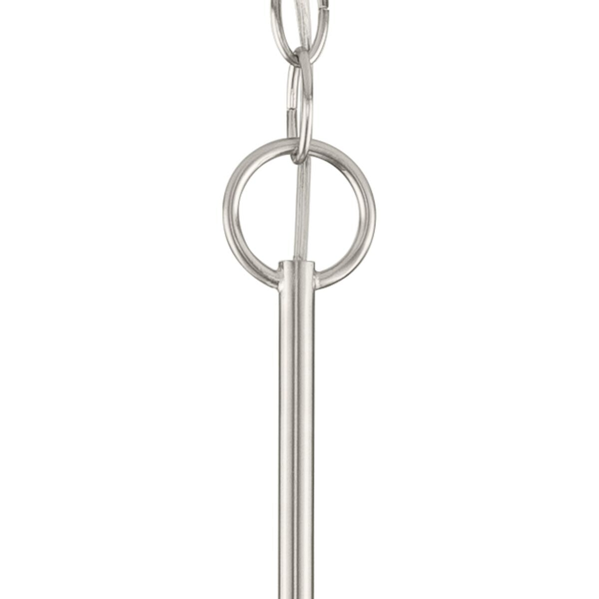 Progress Lighting Leyden 5-Light Brushed Nickel Transitional Chandelier