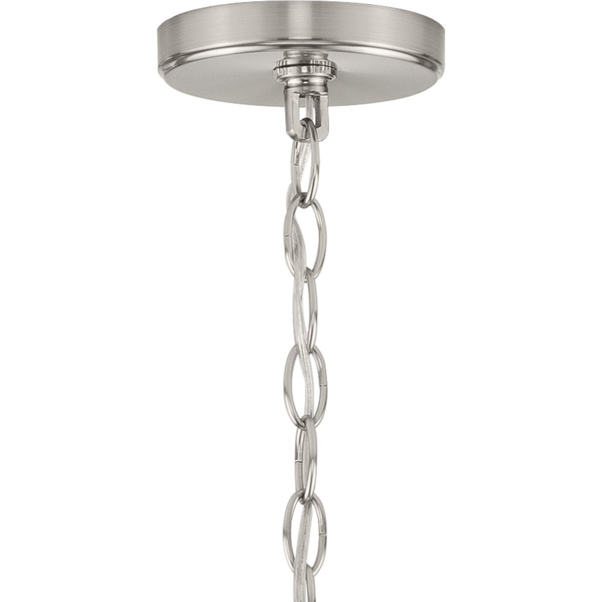 Progress Lighting Leyden 5-Light Brushed Nickel Transitional Chandelier