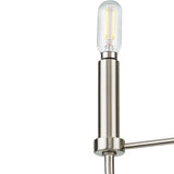 Progress Lighting Leyden 5-Light Brushed Nickel Transitional Chandelier