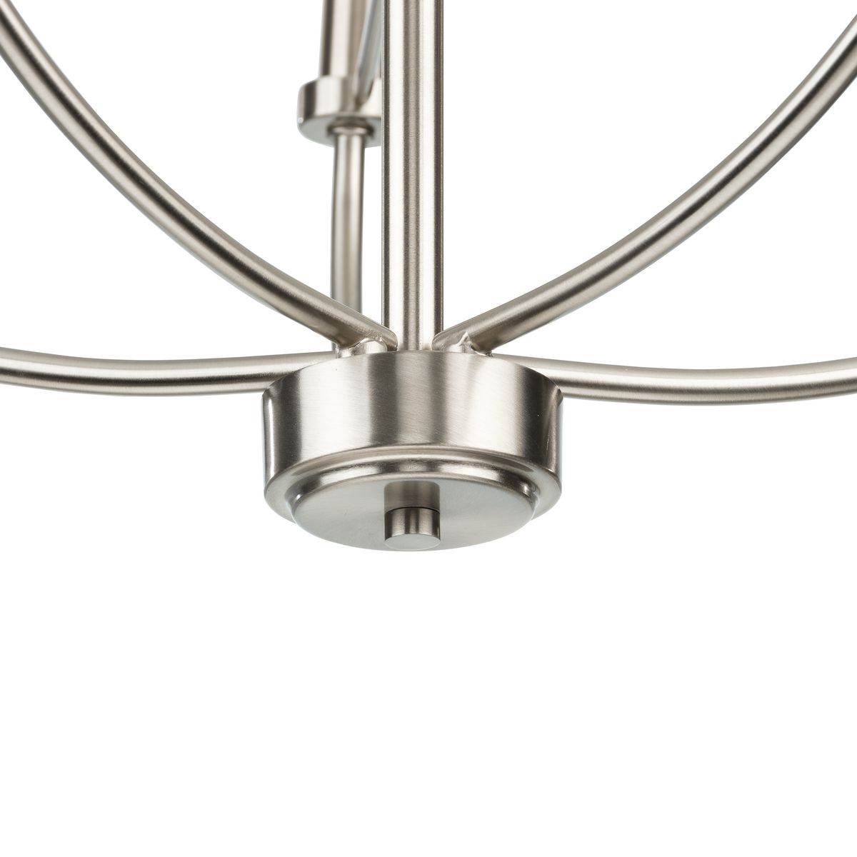 Progress Lighting Leyden 5-Light Brushed Nickel Transitional Chandelier