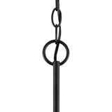 Progress Lighting Leyden 5-Light Matte Black Transitional Chandelier