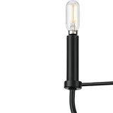 Progress Lighting Leyden 5-Light Matte Black Transitional Chandelier