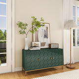 Mondawe 29.5 in. 3-Door Accent Cabinet, Green
