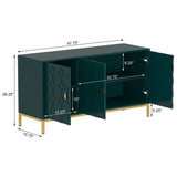 Mondawe 29.5 in. 3-Door Accent Cabinet, Green