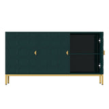 Mondawe 29.5 in. 3-Door Accent Cabinet, Green