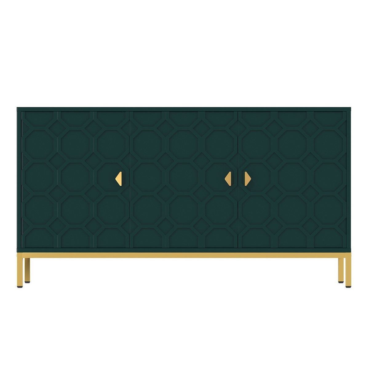 Mondawe 29.5 in. 3-Door Accent Cabinet, Green