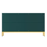 Mondawe 29.5 in. 3-Door Accent Cabinet, Green
