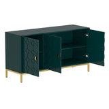 Mondawe 29.5 in. 3-Door Accent Cabinet, Green
