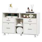 Winado White 4-Drawer 18.89-in File Cabinet