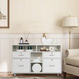 Winado White 4-Drawer 18.89-in File Cabinet