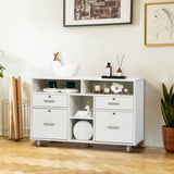 Winado White 4-Drawer 18.89-in File Cabinet