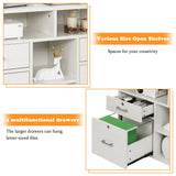 Winado White 4-Drawer 18.89-in File Cabinet
