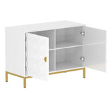 Mondawe 40 in. 2-Door Accent Cabinet Chests, White