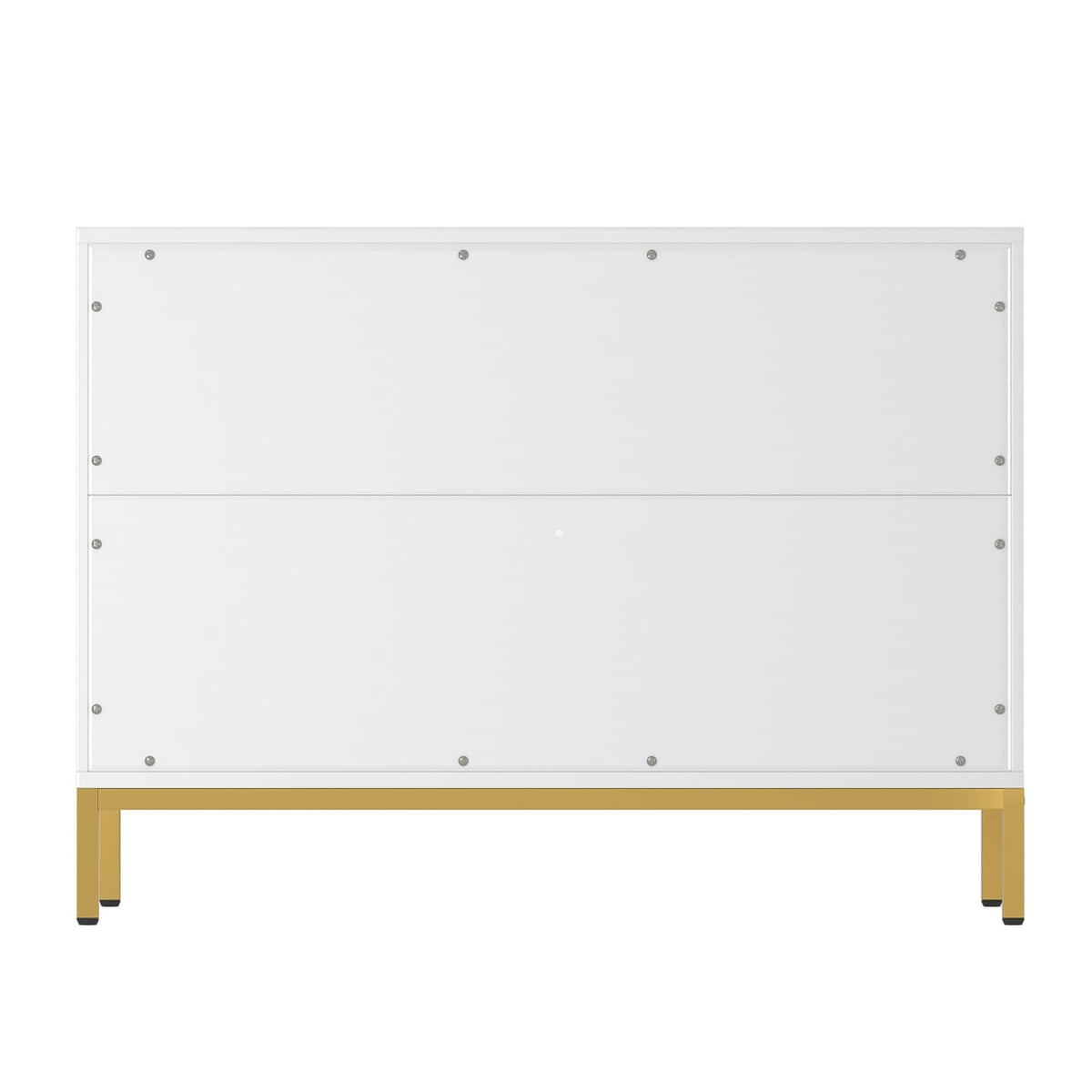 Mondawe 40 in. 2-Door Accent Cabinet Chests, White