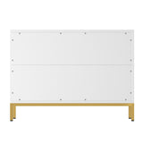 Mondawe 40 in. 2-Door Accent Cabinet Chests, White