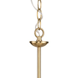 Progress Lighting Drum Shade 5-Light Brushed Bronze Traditional Chandelier