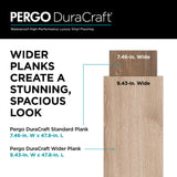 Pergo DuraCraft Lavinia Oak Brown Waterproof Luxury Vinyl Plank Flooring