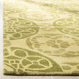 Safavieh Wyndham Hutton 7 x 7 Honey/Green Square Indoor Abstract Bohemian/Eclectic Handcrafted Area Rug