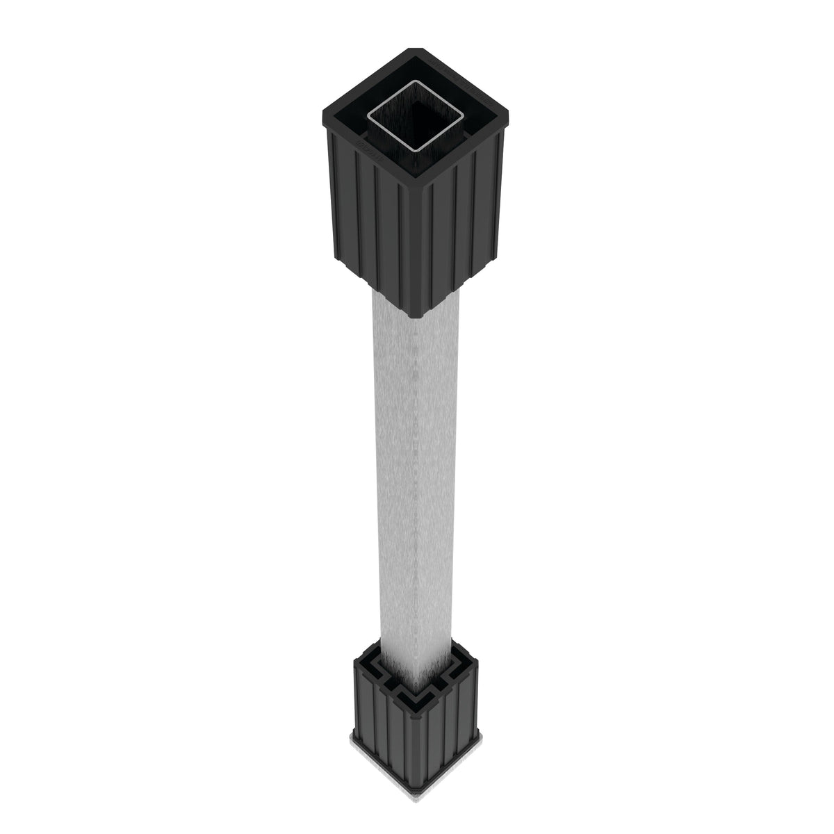 Freedom Camden 4-in x 4-in x 3-ft Silver Composite Deck Post