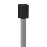 Freedom Camden 4-in x 4-in x 3-1/2-ft Black Composite Deck Post