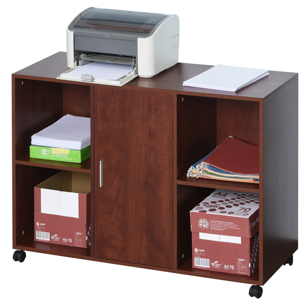 Maocao Hoom Brown 39.25-in File Cabinet