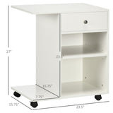 Maocao Hoom White 1-Drawer 23.5-in File Cabinet