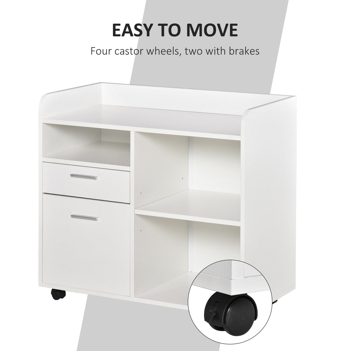 Maocao Hoom White 2-Drawer 31.5-in File Cabinet
