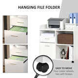 Maocao Hoom White 2-Drawer 31.5-in File Cabinet