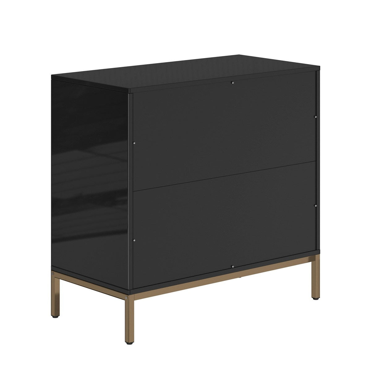 Mondawe 31.5 in. 3-Drawer  Cabinet, Black