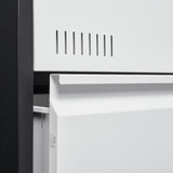 Maocao Hoom Black+White 23.62-in File Cabinet