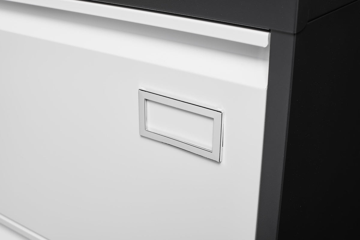 Maocao Hoom Black+White 23.62-in File Cabinet