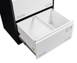 Maocao Hoom Black+White 23.62-in File Cabinet