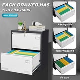 Maocao Hoom Black+White 23.62-in File Cabinet