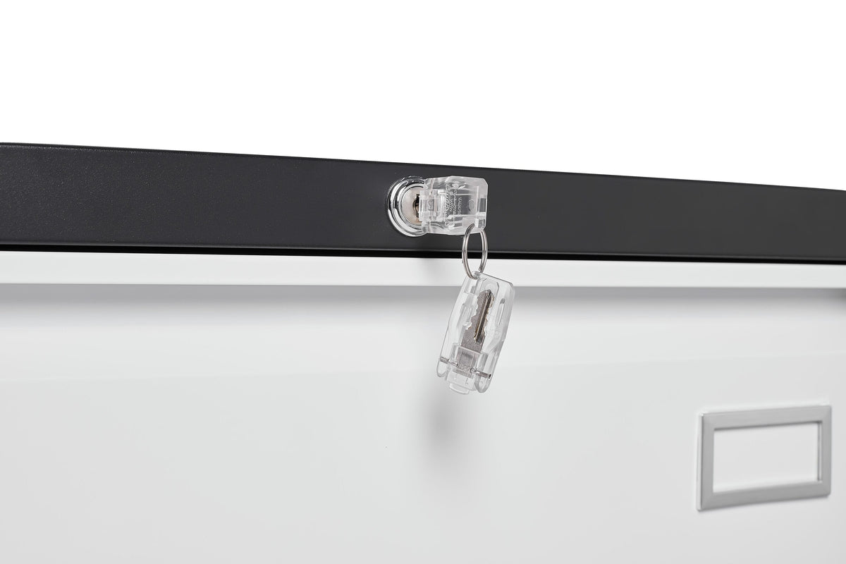 Maocao Hoom Black+White 23.62-in File Cabinet