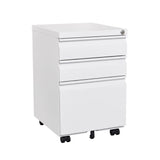 Maocao Hoom White 3-Drawer 15.35-in File Cabinet