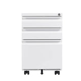 Maocao Hoom White 3-Drawer 15.35-in File Cabinet