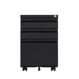 Maocao Hoom Black 3-Drawer 15.35-in File Cabinet