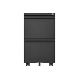 Maocao Hoom Black 2-Drawer 15.35-in File Cabinet