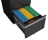 Maocao Hoom Black 2-Drawer 15.35-in File Cabinet