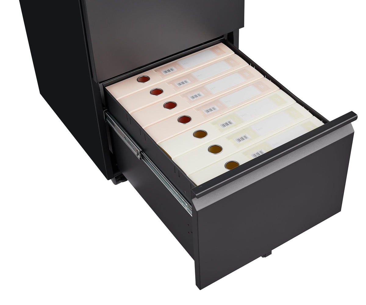 Maocao Hoom Black 2-Drawer 15.35-in File Cabinet