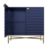 Mondawe 31.5 in. 2-Door Locker Accent Cabinet, Blue