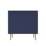 Mondawe 31.5 in. 2-Door Locker Accent Cabinet Chests, Blue