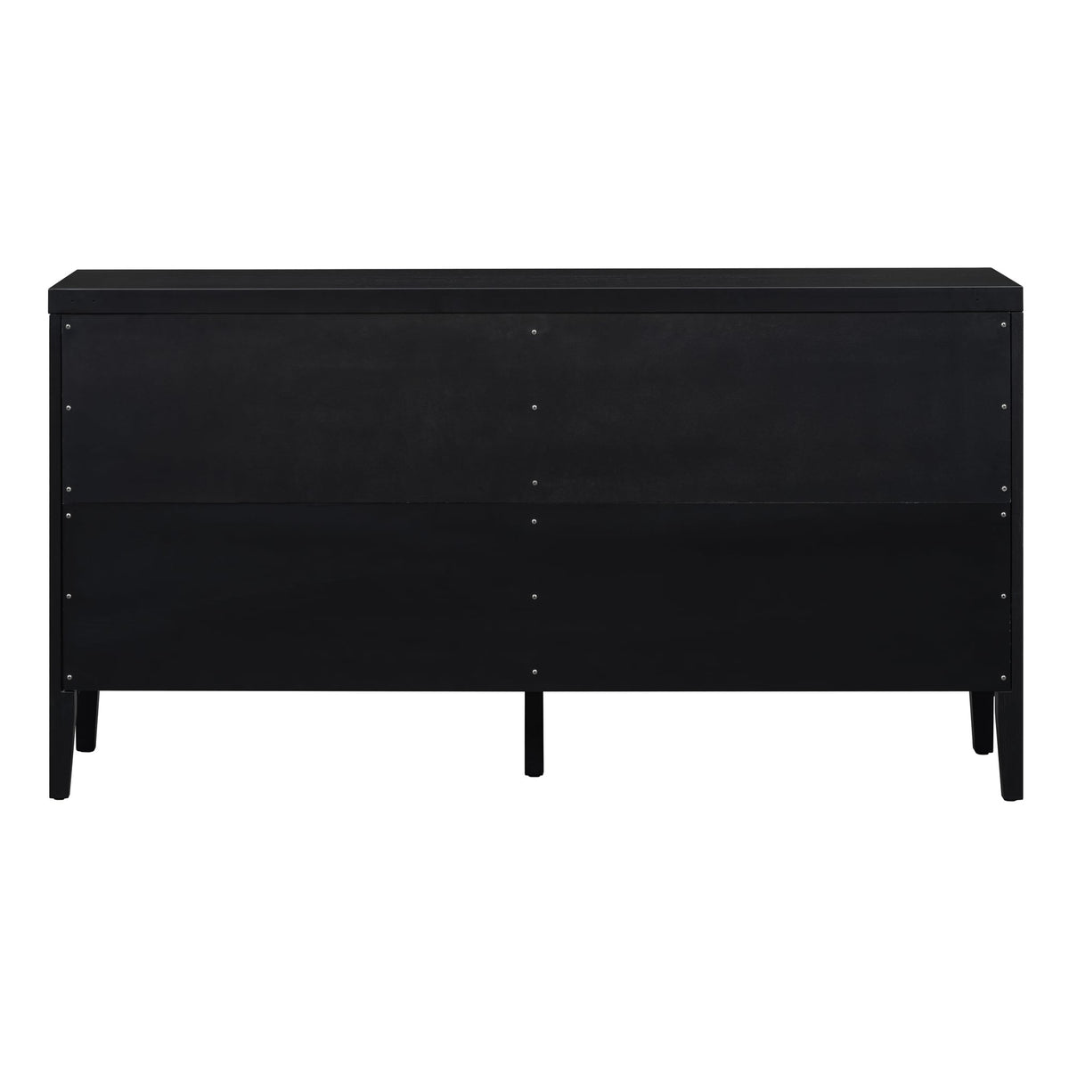 JIMSMAISON This retro sideboard has four doors with rounded lines on the doors to create a three-dimensional look, the country-style cabinet adds a warm atmosphere to your home