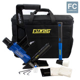Pneumatic 18-Gauge L-Cleat Flooring Nailer with Fiberglass Mallet and Padded Bag - Super Arbor