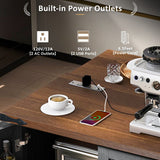 Runesay Black Mdf Base with Mdf Wood Top Rolling Kitchen Island (28.75-in x 54.5-in x 36.5-in)