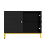 Clihome 15.75-in W x 26.25-in H Mdf Black Freestanding Utility Storage Cabinet