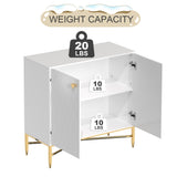 Clihome 15.75-in W x 32.87-in H Mdf White Freestanding Utility Storage Cabinet